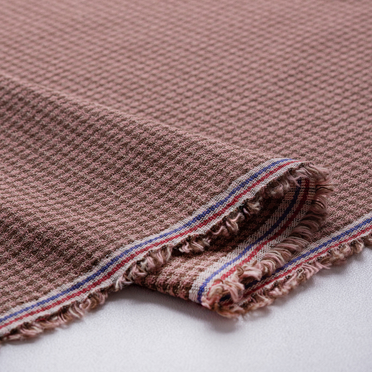 textile pantry　JUNKO MATSUDA　amundsen mini check　ピンク